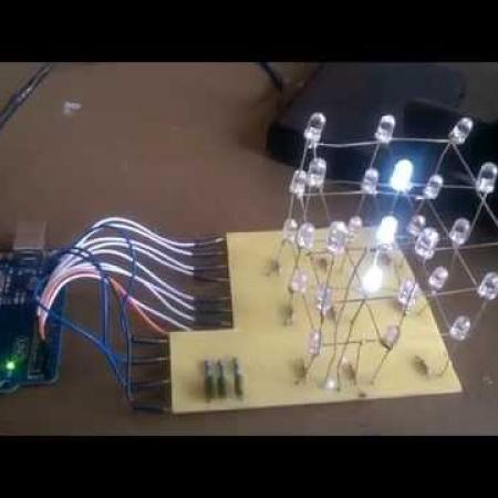 Arduino led cube 3x3